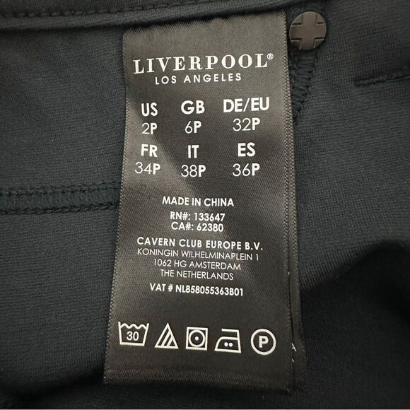 Liverpool blackish gray denim pants size 2/26 - Picture 2 of 6